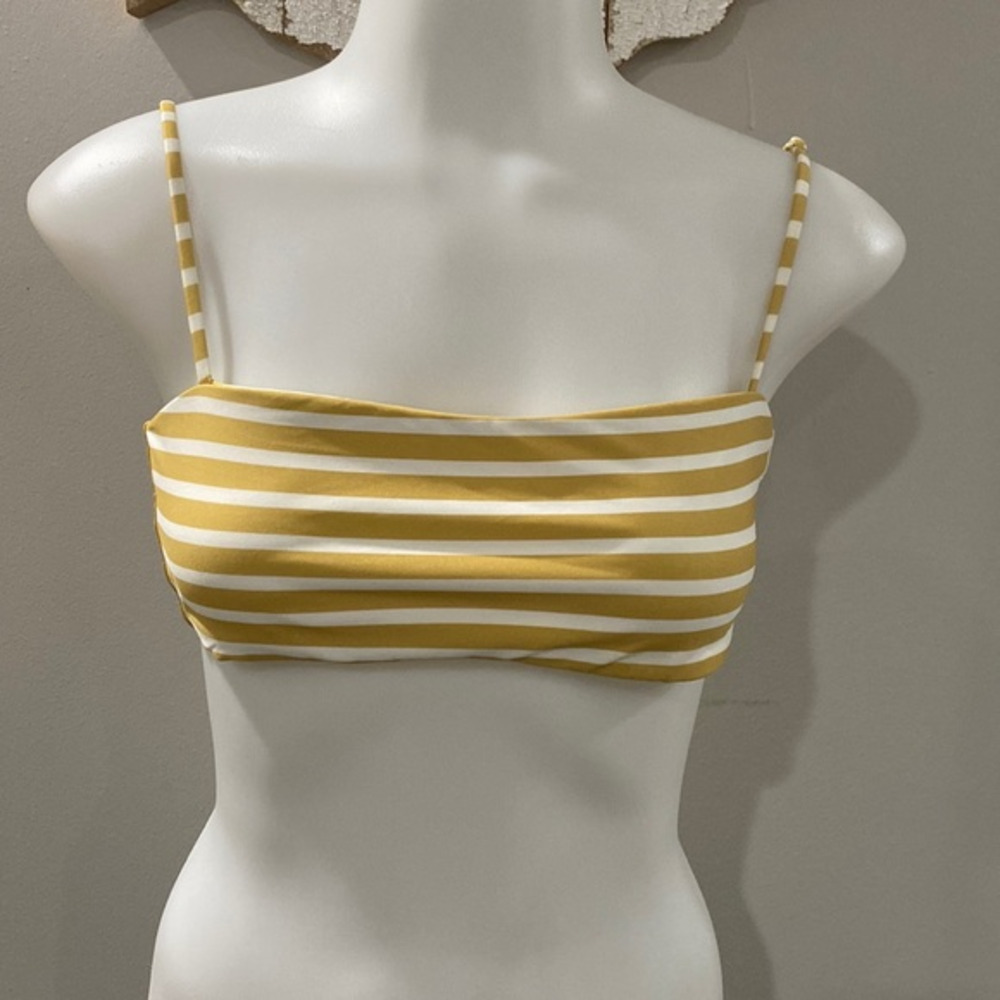 NWOT! Skin by Same Golden Stripe‎ Bikini Top